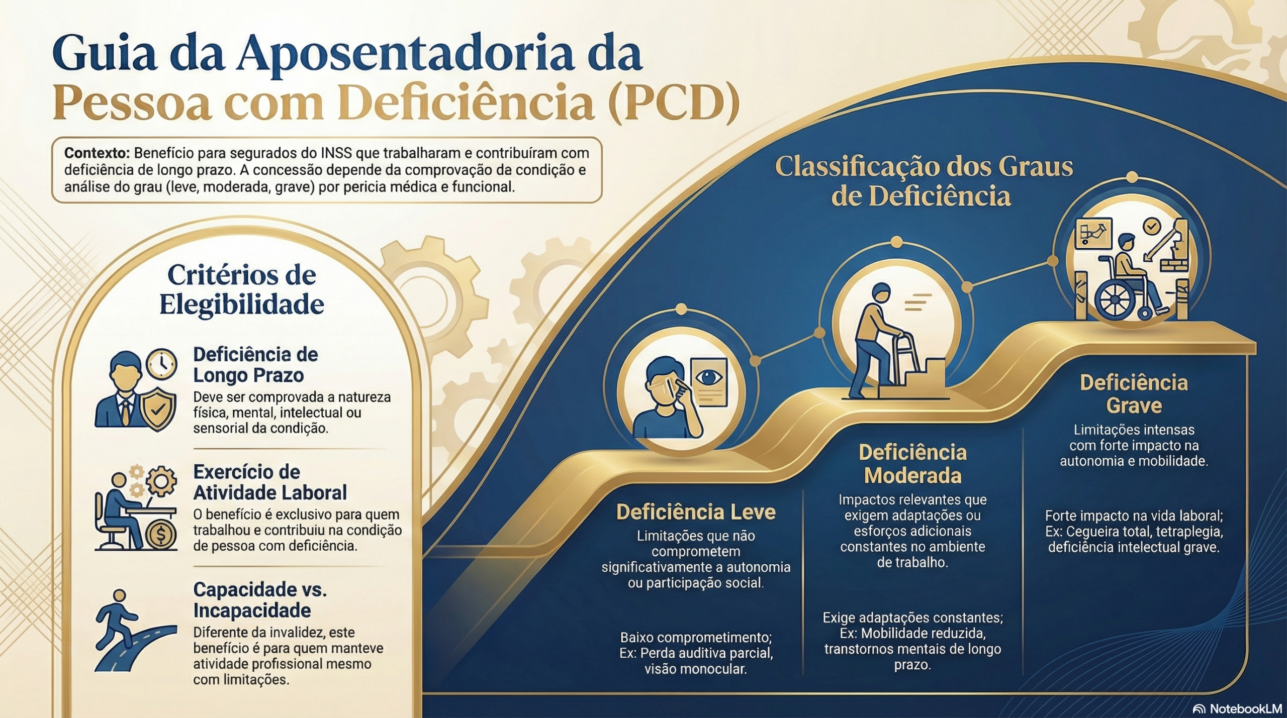 Critérios da aposentadoria da pessoa com deficiência
