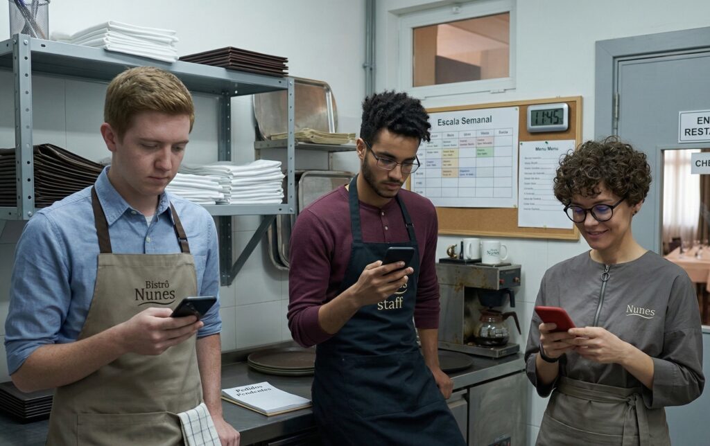 O funcionário pode utilizar o celular no horário de trabalho?