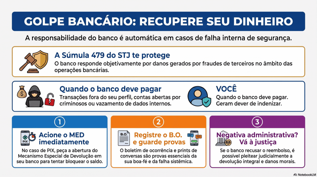 Aprenda a recuperar judicialmente seu dinheiro em caso de fraude bancária