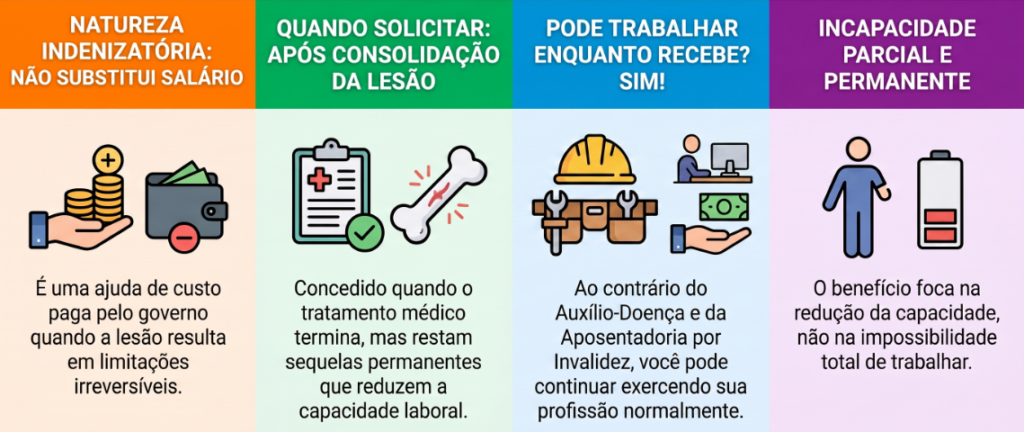 Benefício do INSS de auxílio acidente